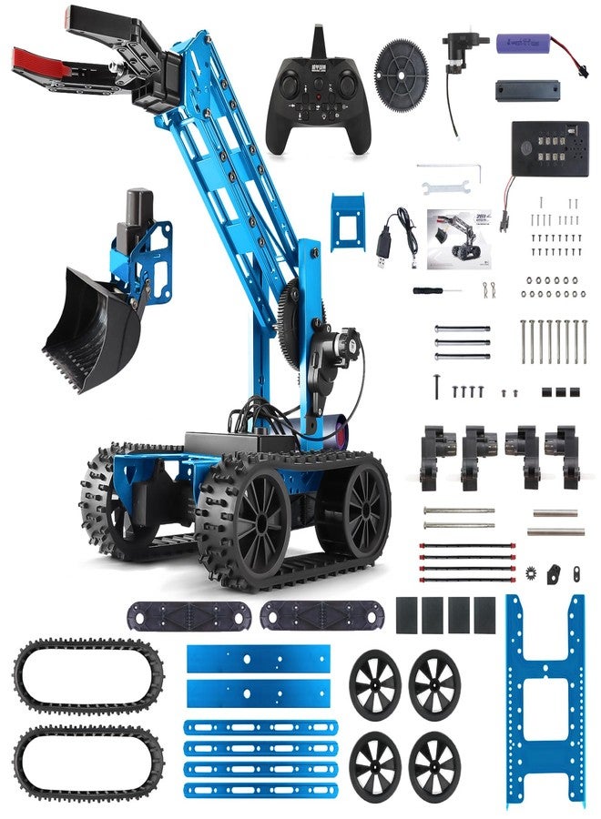 VANLINNY Robotic Arm Kit, Robot Kit for Kids Age 8+,STEM Building Toys 4-DOF Electronic Programming DIY Robots for Boys and Girls, Educational Science Projects,Cool Xmas Birthday Gifts for Kids. - Image 1